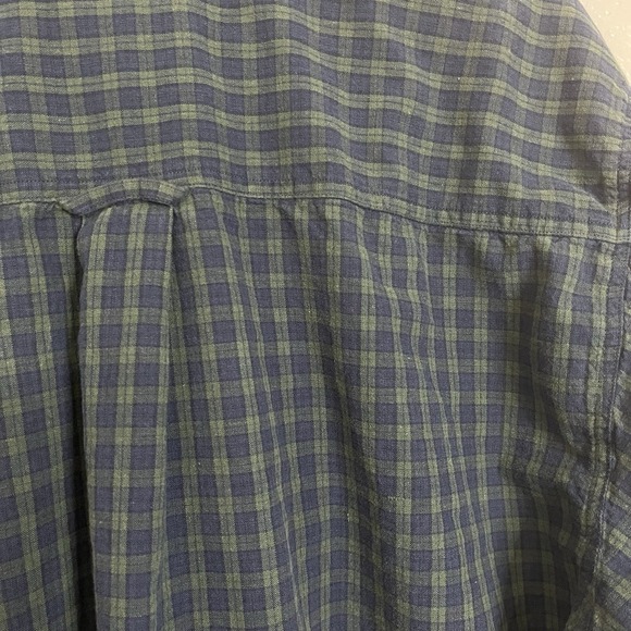 Sedgefield Button Down Long Sleeve Flannel Fall Green And Blue Size XL - Picture 5 of 8